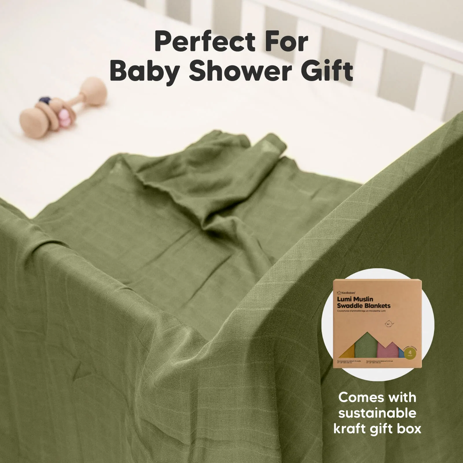 Lumi Muslin Swaddle Blankets