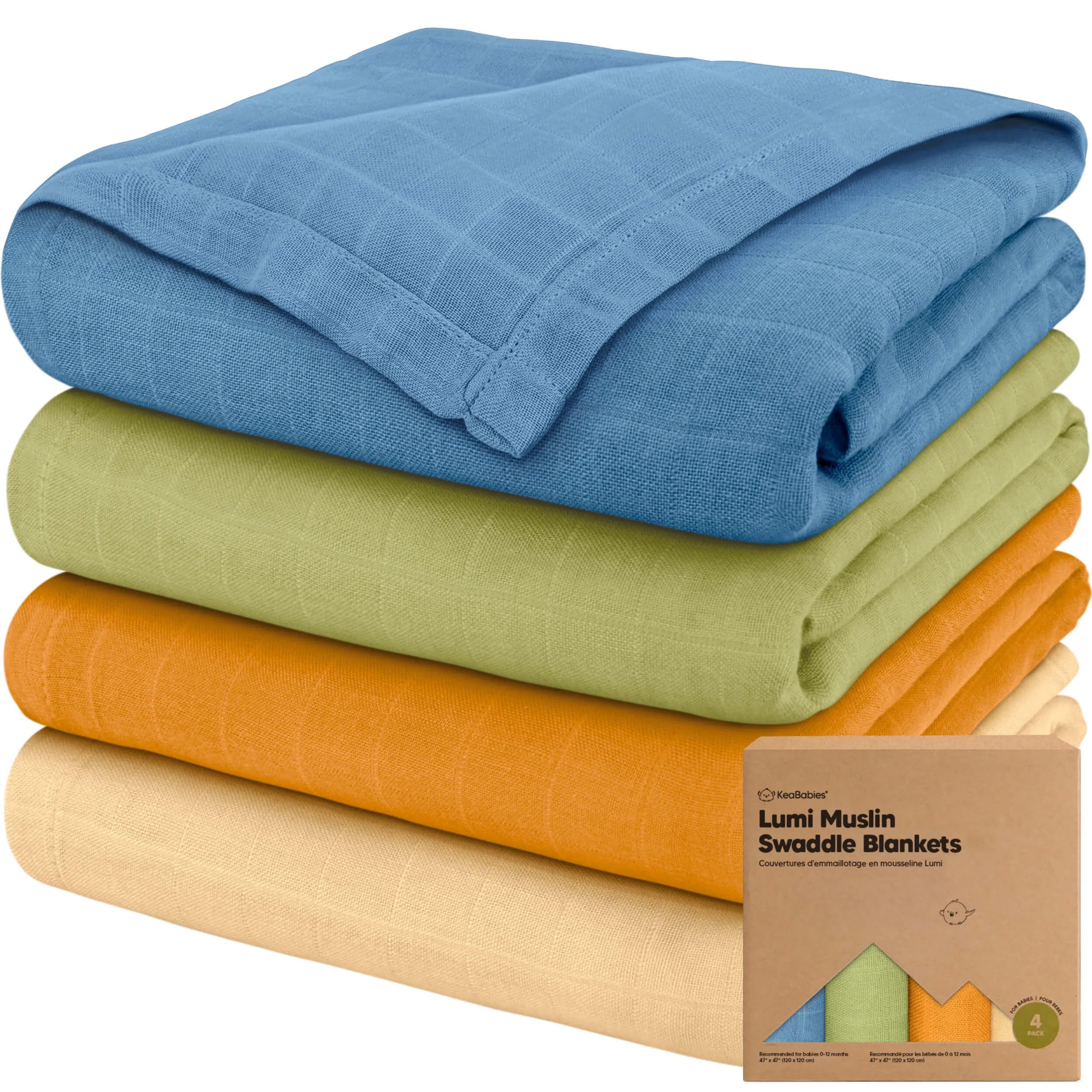 Lumi Muslin Swaddle Blankets