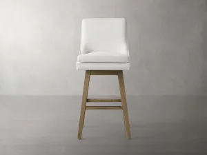 Lunden Swivel Stool in Fawn