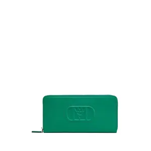 MCM Women's Mode Travia Zip Around Wallet in Spanish Nappa Leather