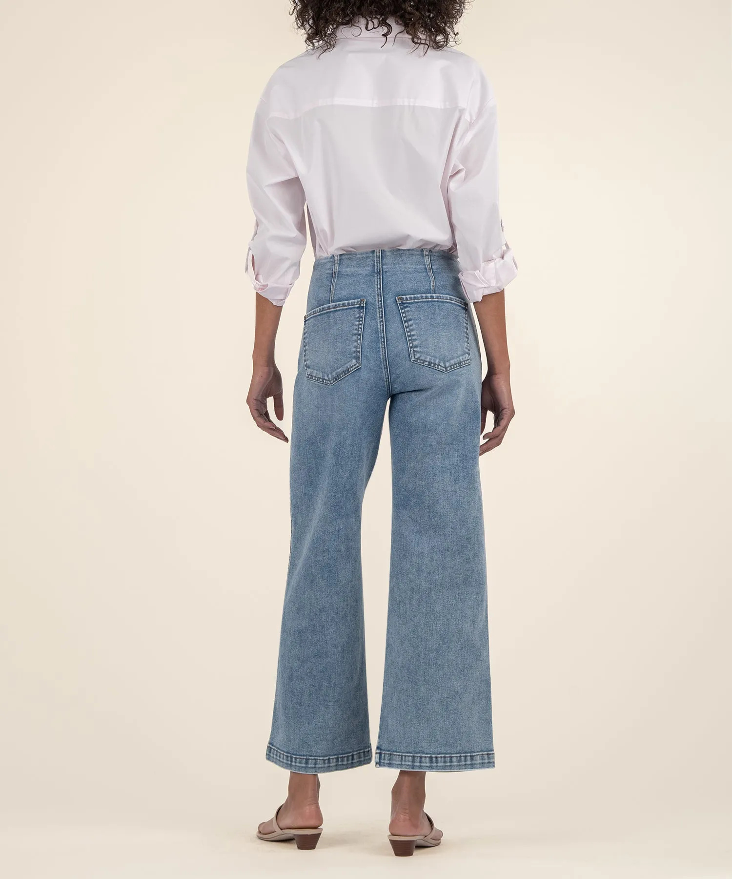 Meg High Rise Wide Straight Leg