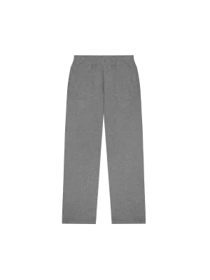 Mens DNA Knitted Straight Leg Track Pants—grey marl