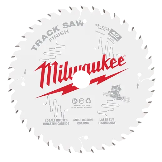 Milwaukee 48-40-0625 - 6-1/2” 40T Finish Track Saw Blade