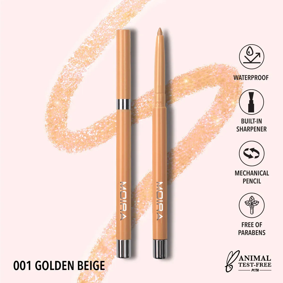 MOIRA- STATEMENT SHIMMER LINER