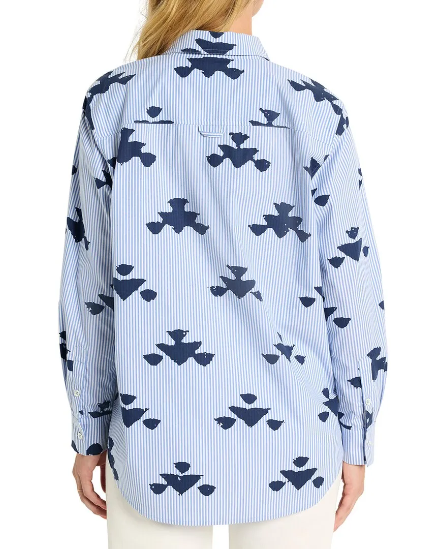 NIC   ZOE Stamped Stripe Woven Shirt