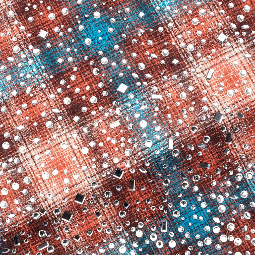 Other Scenes Shattered Glass Flannel - Red/Blue