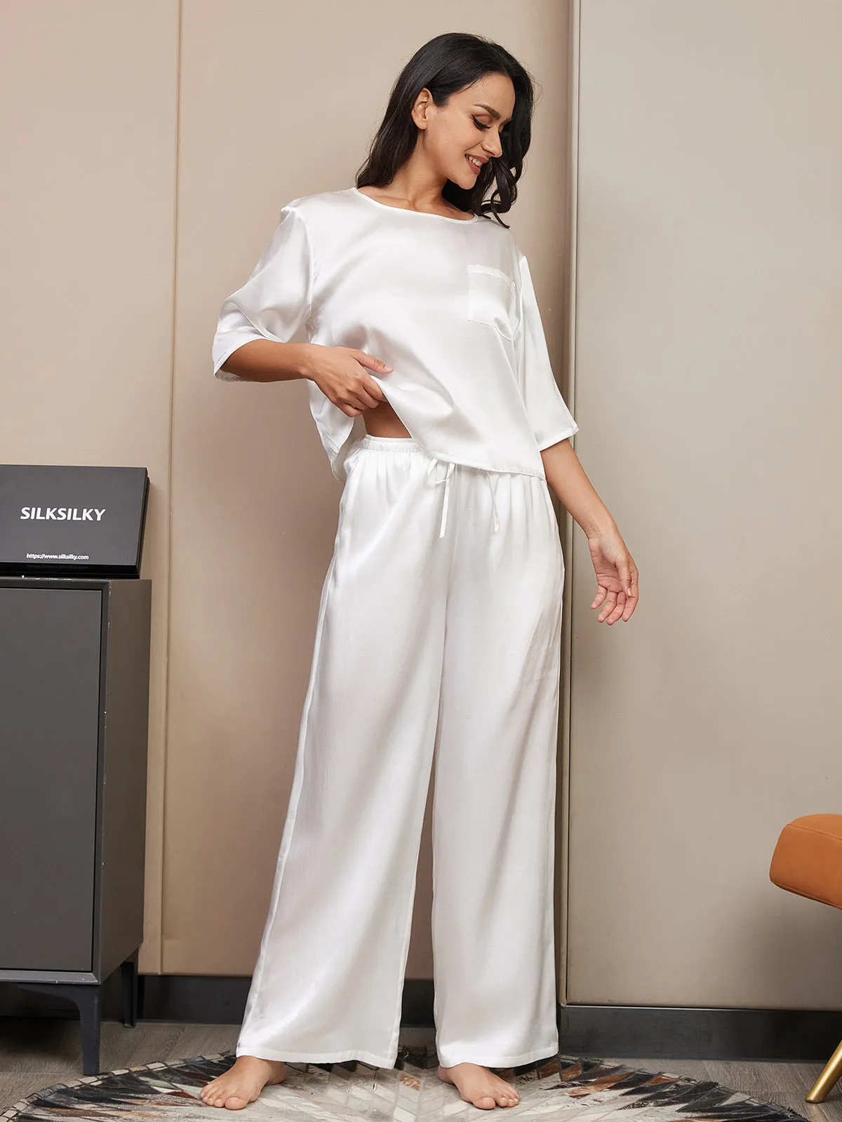 Pure Silk Women's Pajama Set