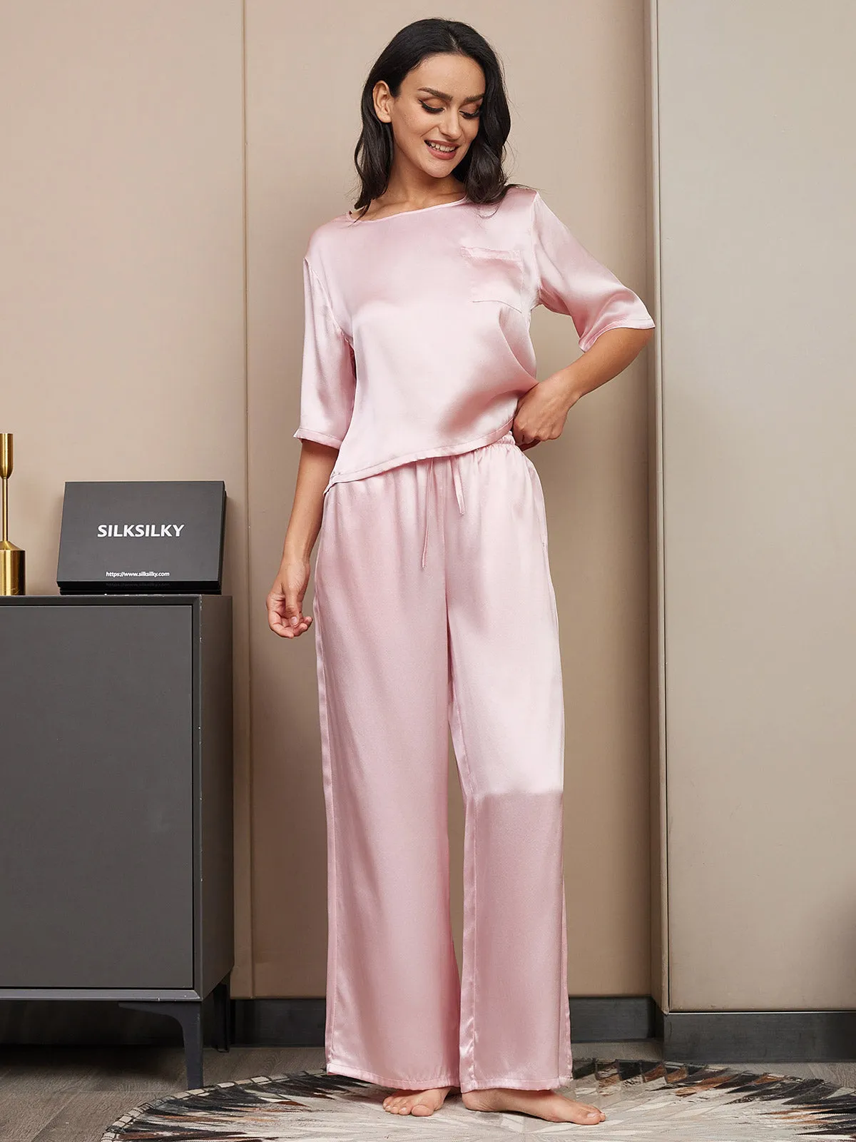 Pure Silk Women's Pajama Set