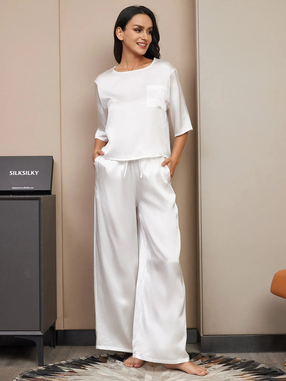 Pure Silk Women's Pajama Set
