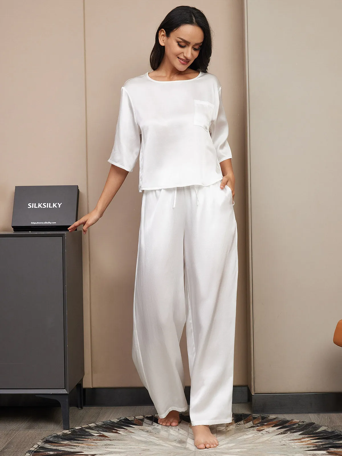 Pure Silk Women's Pajama Set