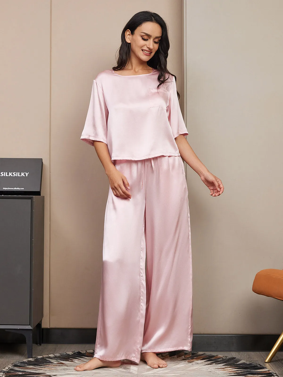 Pure Silk Women's Pajama Set