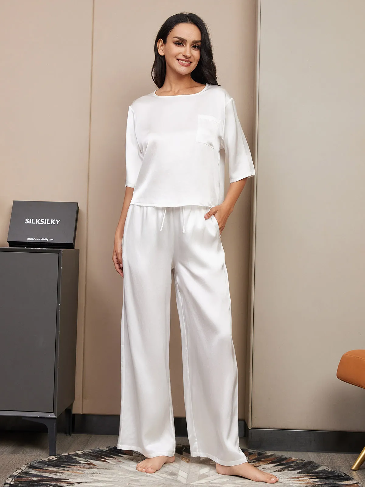 Pure Silk Women's Pajama Set