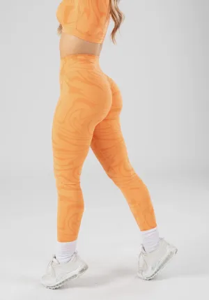 RecStretch™  DesB Original Sculptseam®  Plus Legging Creamsicle