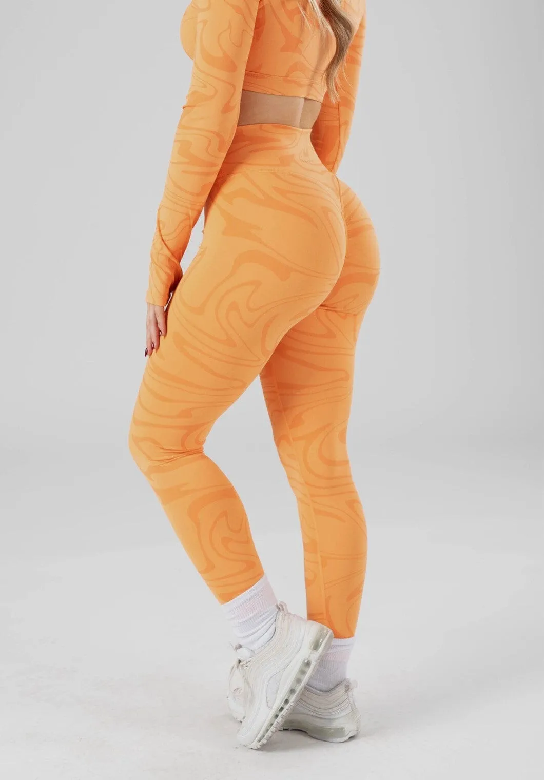 RecStretch™  DesB Original Sculptseam®  Plus Legging Creamsicle