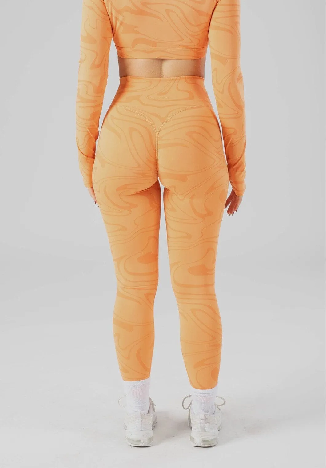 RecStretch™  DesB Original Sculptseam®  Plus Legging Creamsicle