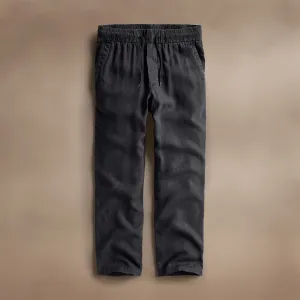 Relaxed Linen Pant - Magma Pigment