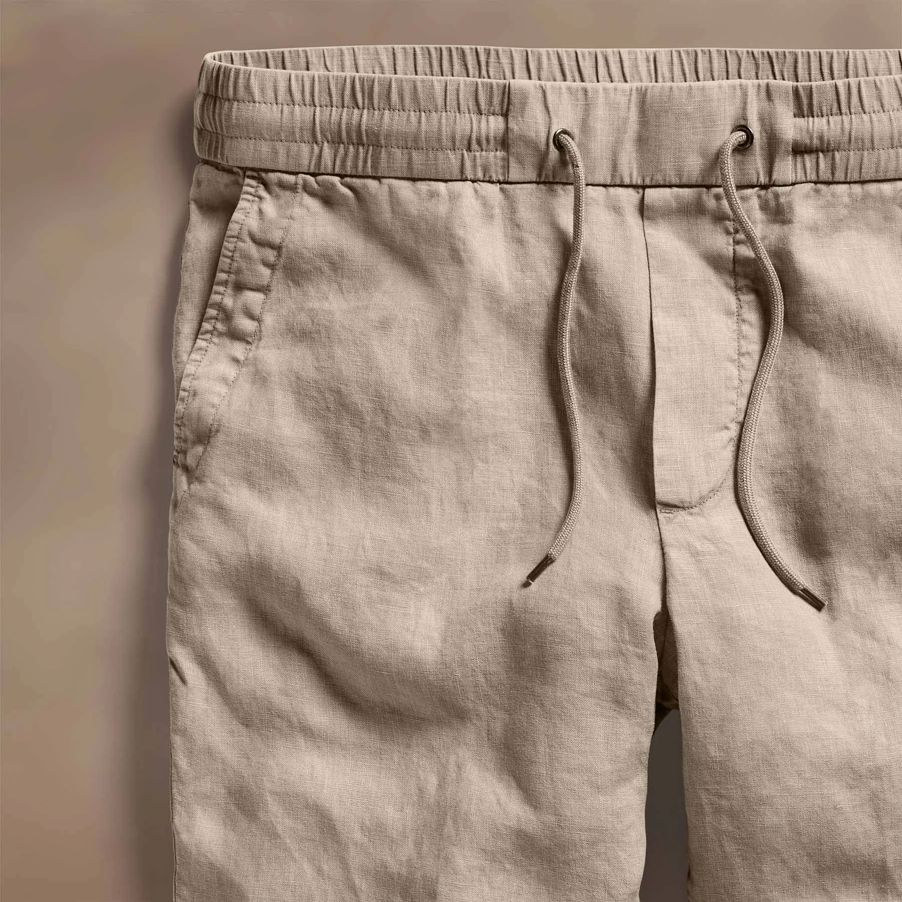 Relaxed Linen Pant - Overcast Pigment