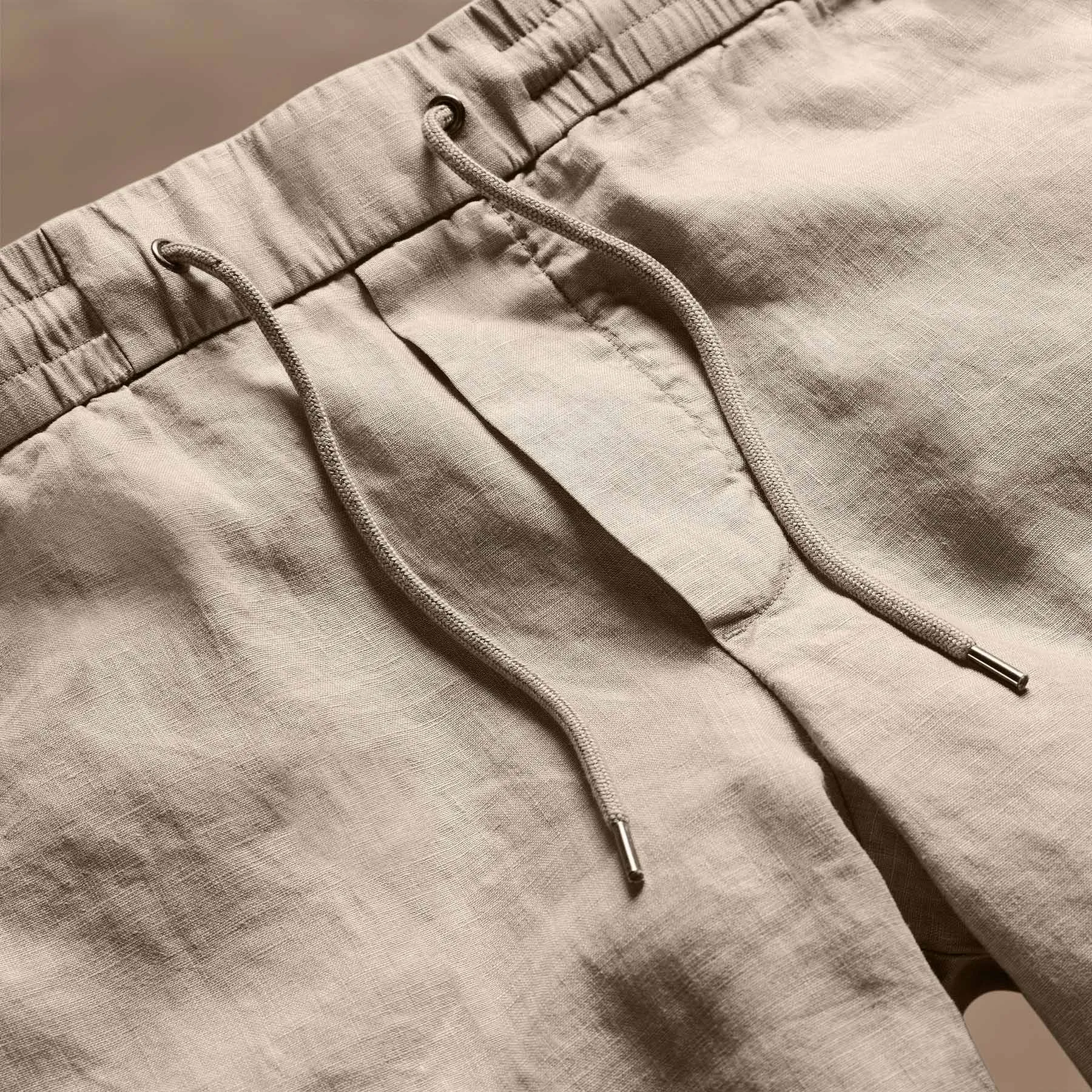 Relaxed Linen Pant - Overcast Pigment