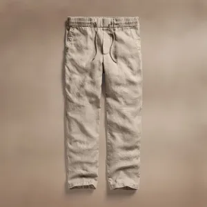 Relaxed Linen Pant - Overcast Pigment
