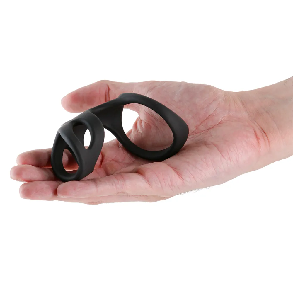 Renegade Boost Windowed Silicone Penis Harness & Ball Ring