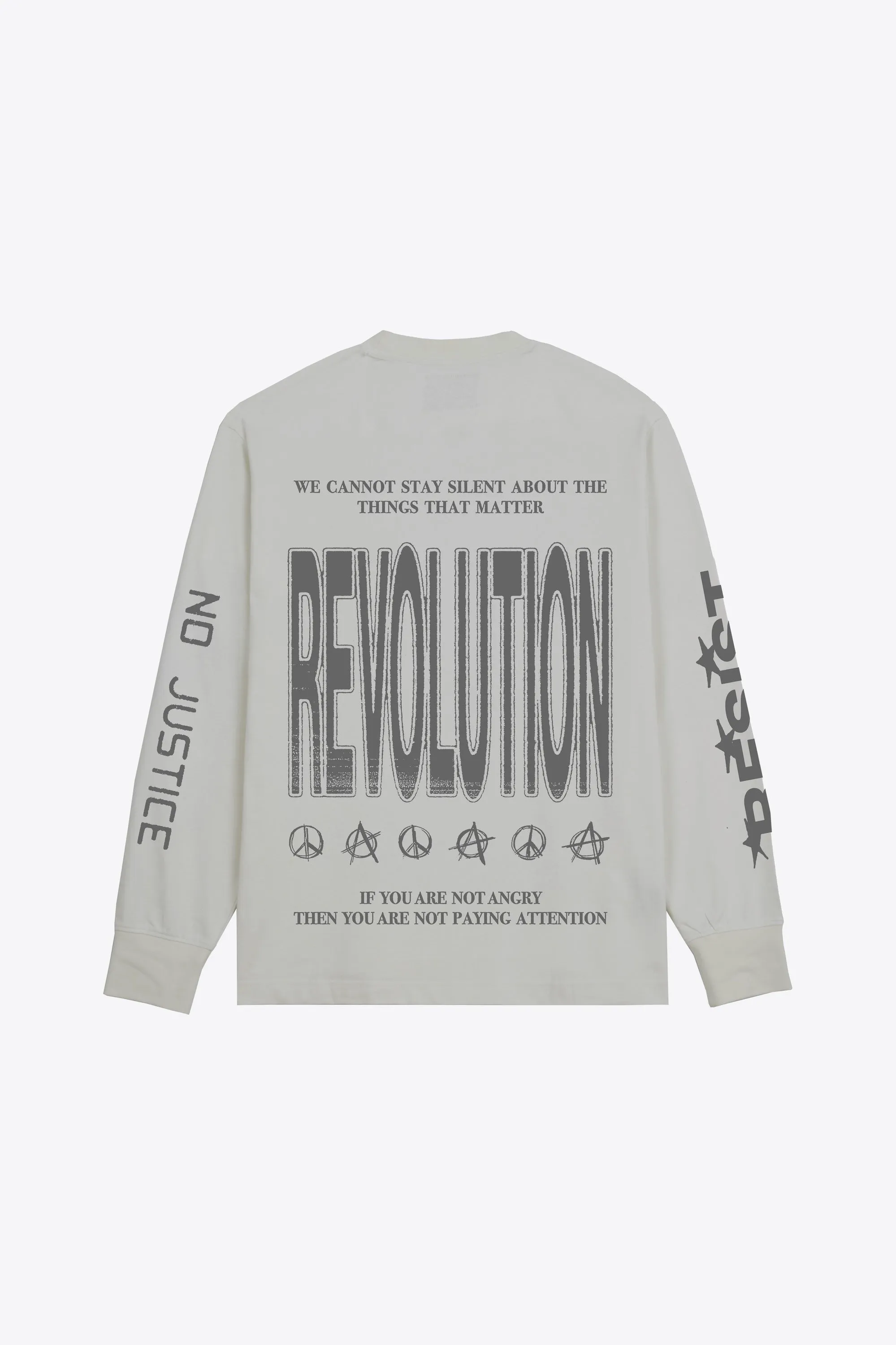 Respect Existence Cuffed L/S (bone)