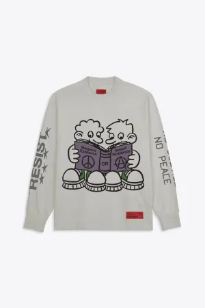 Respect Existence Cuffed L/S (bone)