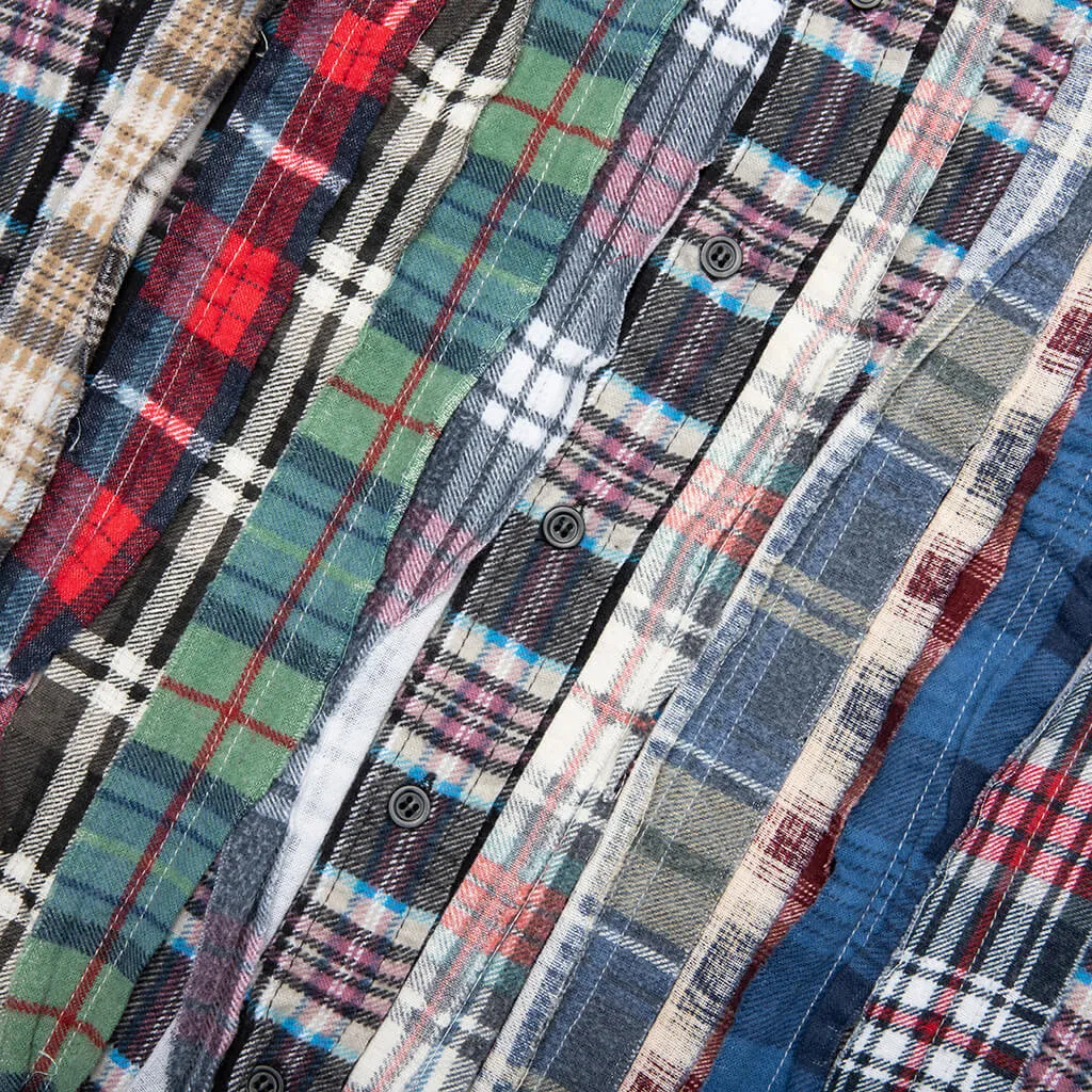 Ribbon Flannel Shirt - Assorted