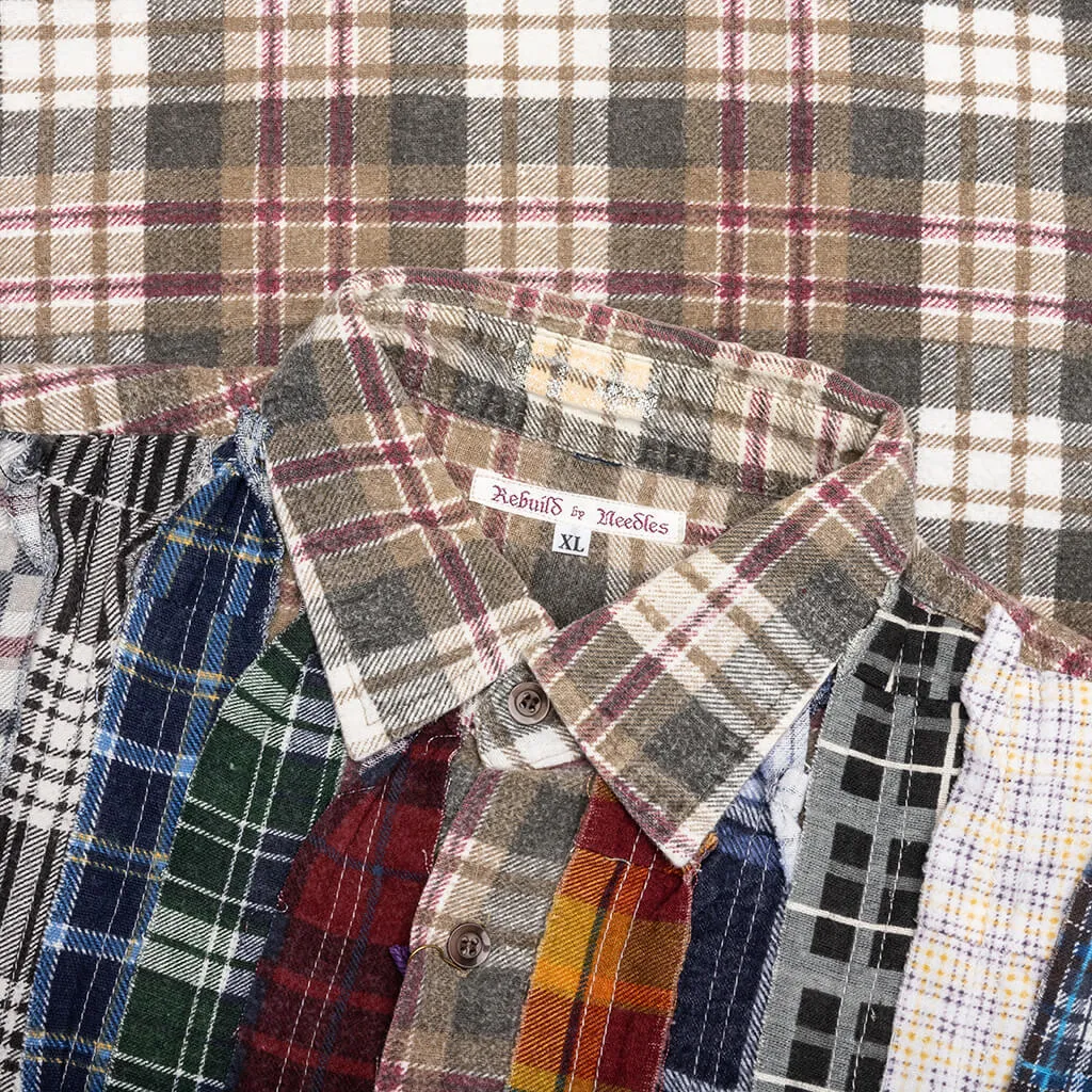 Ribbon Flannel Shirt - Assorted
