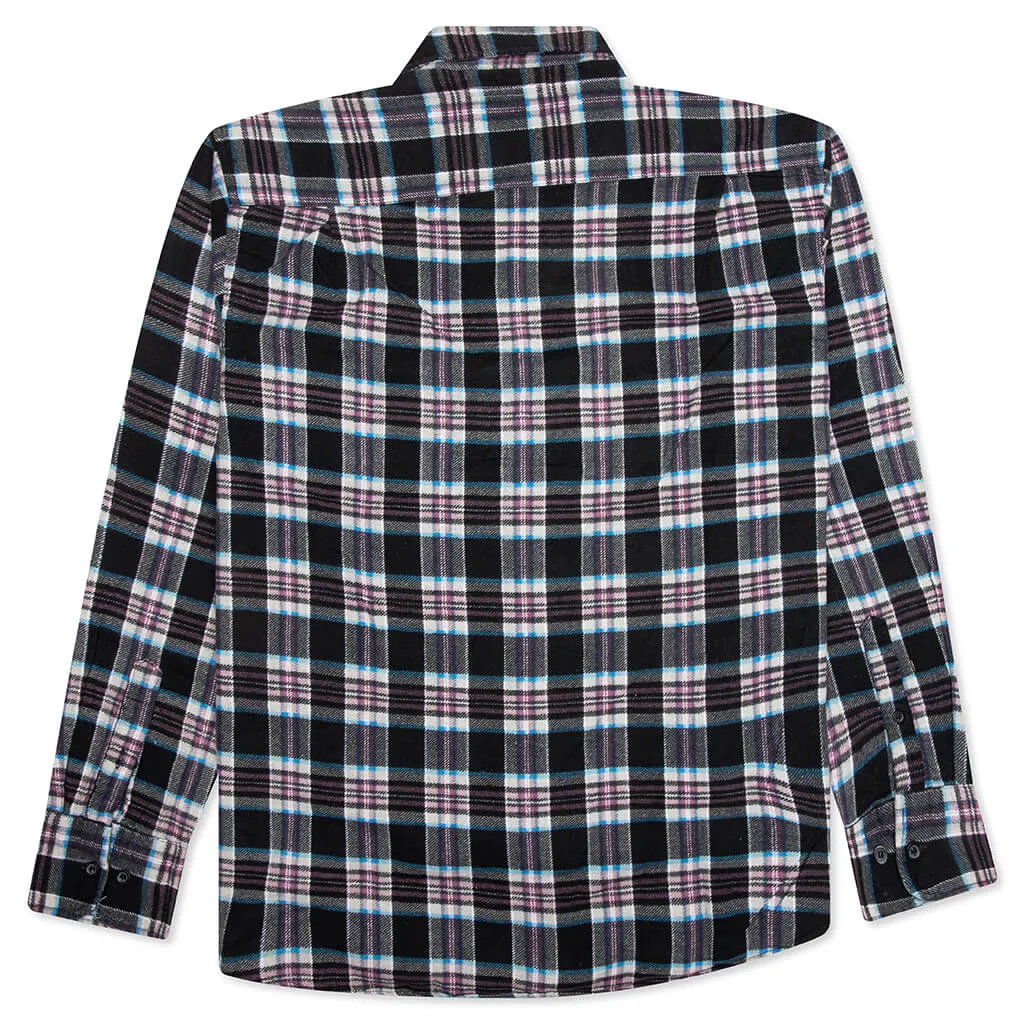 Ribbon Flannel Shirt - Assorted