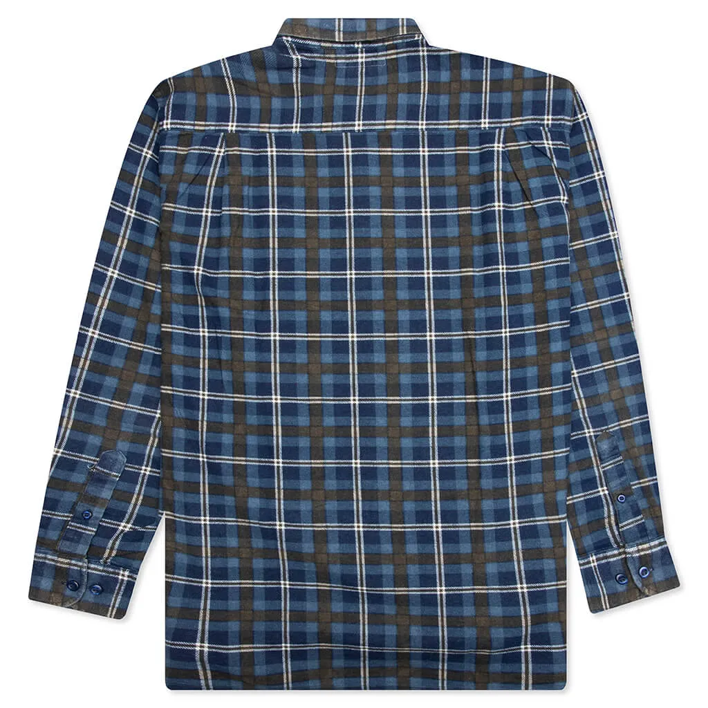 Ribbon Flannel Shirt - Assorted