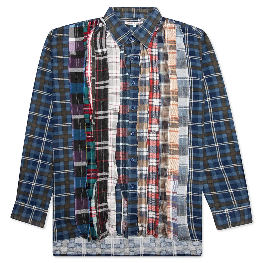 Ribbon Flannel Shirt - Assorted