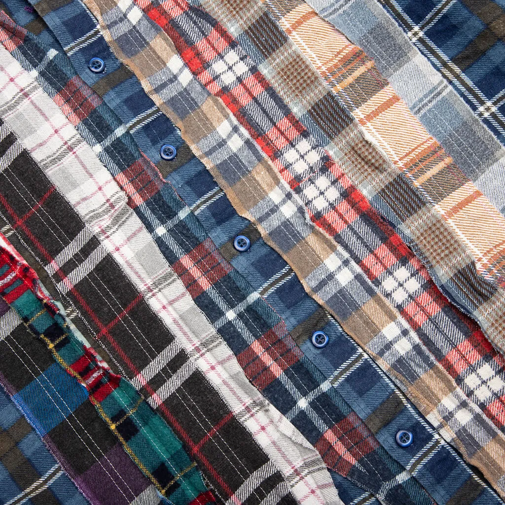 Ribbon Flannel Shirt - Assorted