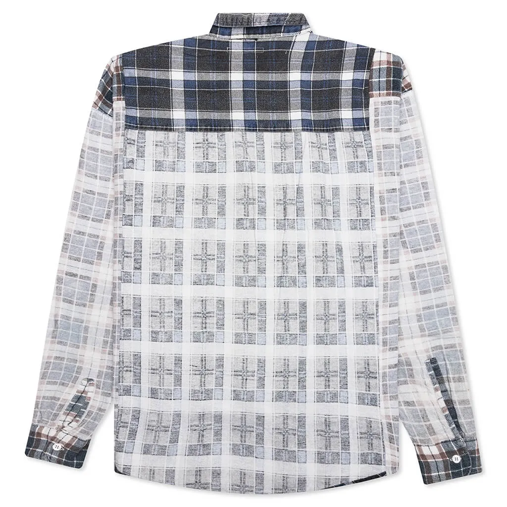 Ribbon Wide I.O. Flannel Shirt - Assorted
