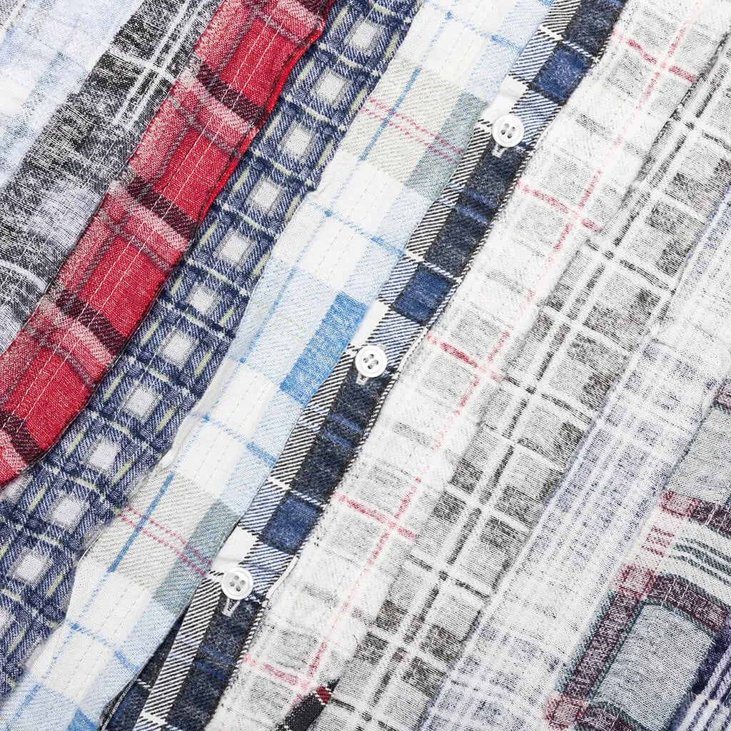 Ribbon Wide I.O. Flannel Shirt - Assorted
