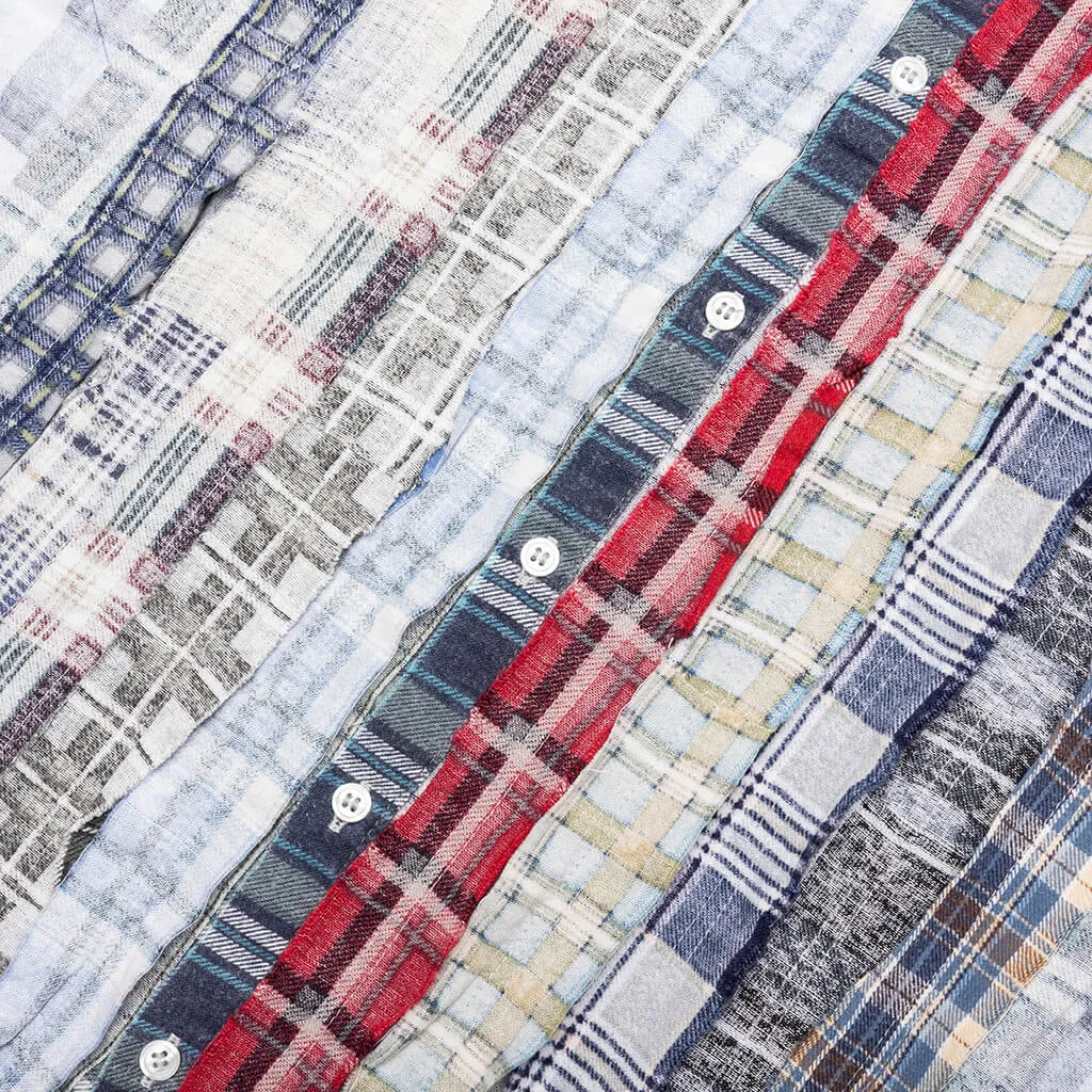 Ribbon Wide I.O. Flannel Shirt - Assorted