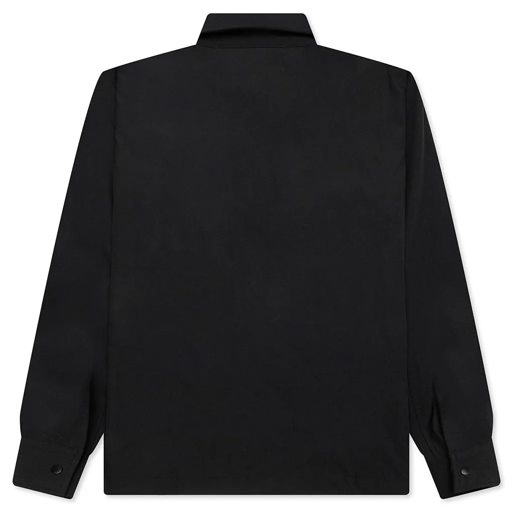 Ripstop Overshirt - Black
