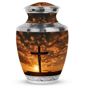 Sacrosanct Passage: Resplendent Jesus Christ Cross Cremation