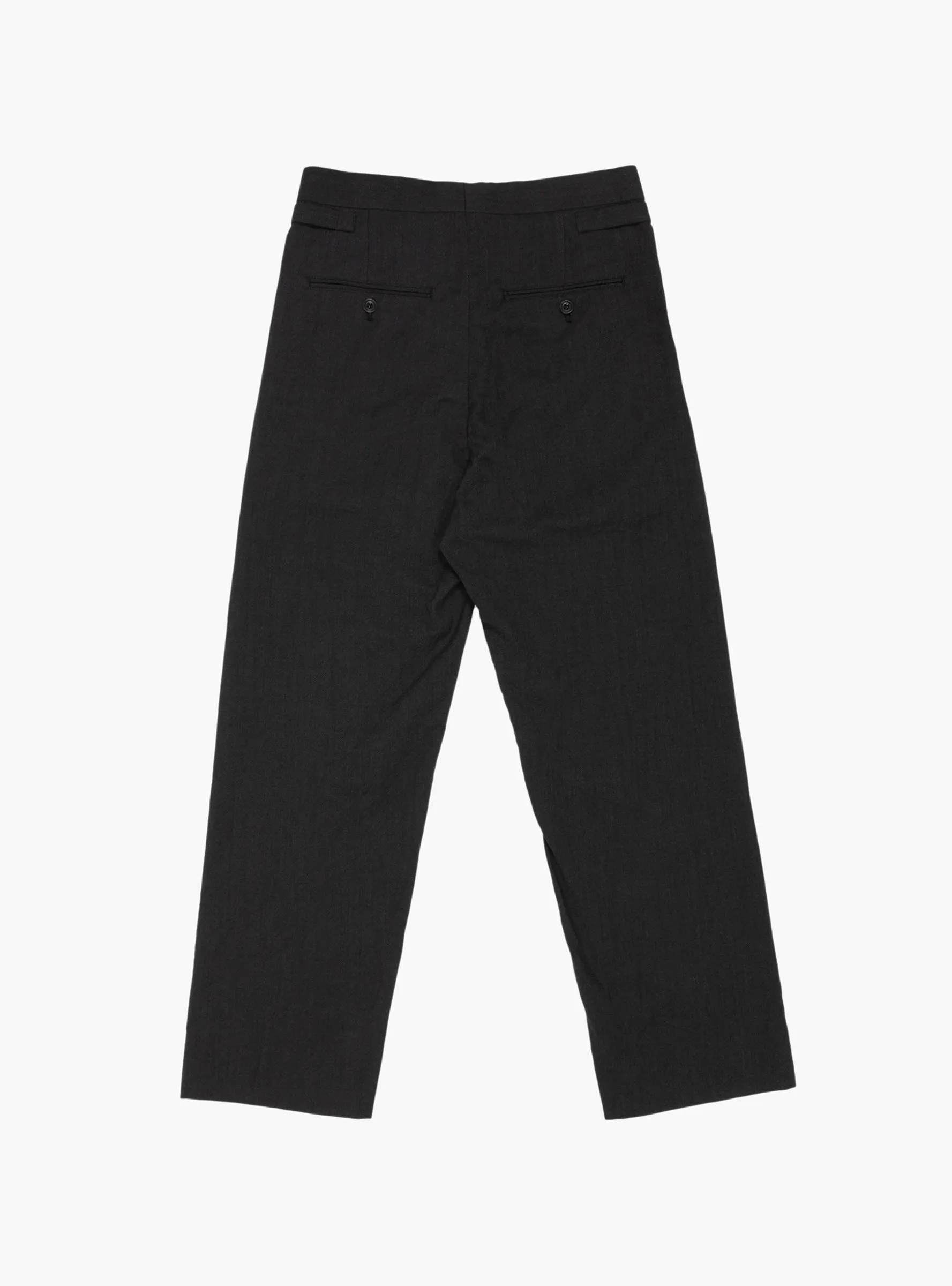 Seamless Pleat Pants Charcoal Grey