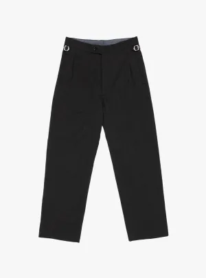 Seamless Pleat Pants Charcoal Grey