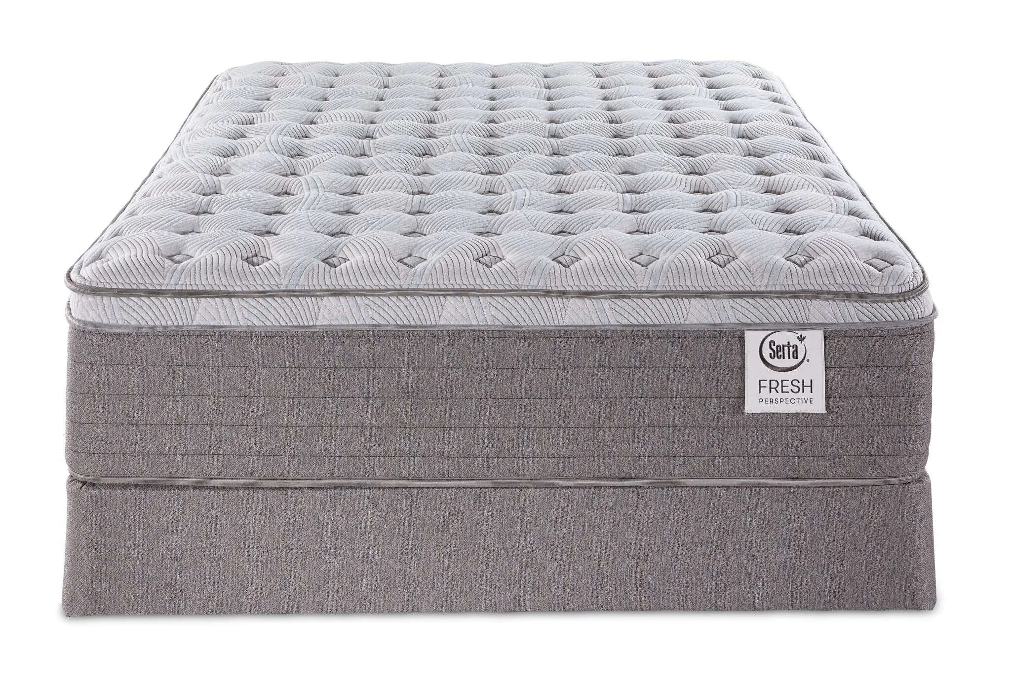 Serta Fresh Perspective Medium King Mattress and Split Boxspring Set