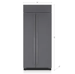 Sub-Zero BI36SO 36" Classic Side-By-Side Refrigerator/Freezer - Panel Ready