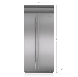 Sub-Zero BI36SSPH 36" Classic Side-By-Side Refrigerator/Freezer