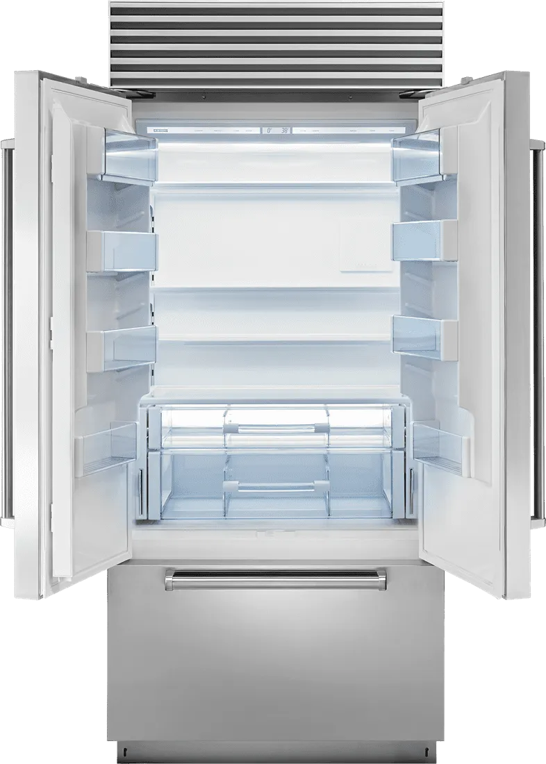 Sub-Zero BI36UFDIDO 36" Classic French Door Refrigerator/Freezer With Internal Dispenser - Panel Ready