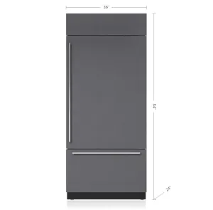 Sub-Zero BI36UOLH 36" Classic Over-And-Under Refrigerator/Freezer - Panel Ready
