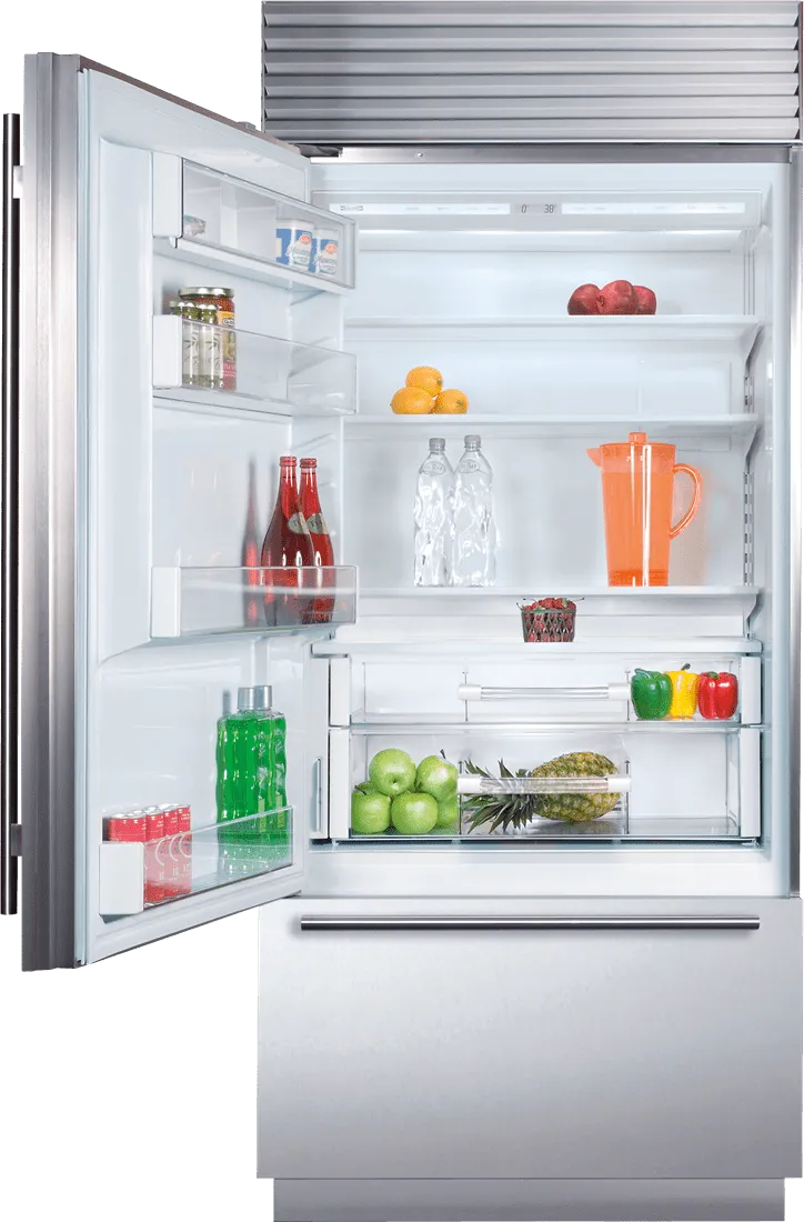 Sub-Zero BI36USTHRH 36" Classic Over-And-Under Refrigerator/Freezer