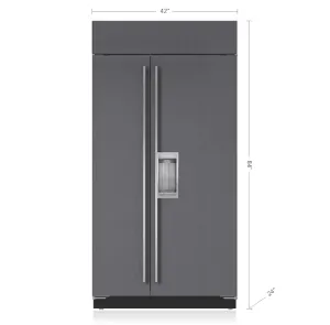 Sub-Zero BI42SDO 42" Classic Side-By-Side Refrigerator/Freezer With Dispenser - Panel Ready