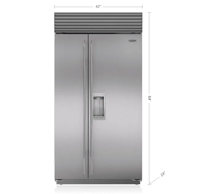 Sub-Zero BI42SDSPH 42" Classic Side-By-Side Refrigerator/Freezer With Dispenser