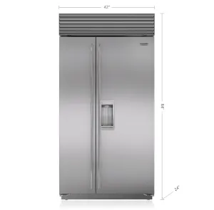 Sub-Zero BI42SDSPH 42" Classic Side-By-Side Refrigerator/Freezer With Dispenser