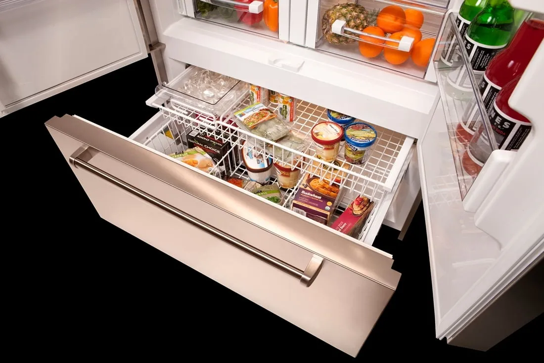 Sub-Zero BI42UFDIDSPH 42" Classic French Door Refrigerator/Freezer With Internal Dispenser