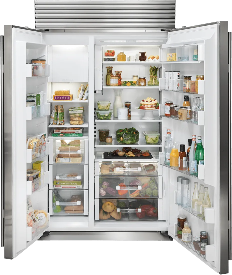 Sub-Zero BI48SIDO 48" Classic Side-By-Side Refrigerator/Freezer With Internal Dispenser - Panel Ready